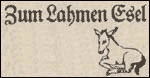 Zum Lahmen Esel